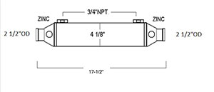Replacement Oil Cooler MPC-202-1062-Caterpillar-202-1062