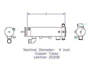 Replacement Oil Cooler MPC-2C209-Lehman