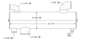 Heat Exchanger MPC-3910582-Cummins-3910582