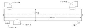 Heat Exchanger MPC-3914642-Cummins-3914642