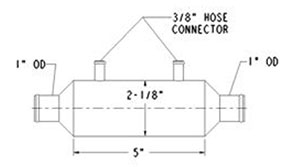 Replacement Oil Cooler MPC-99356A1-Mercruiser-99356A1