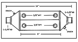 Replacement Oil Cooler MPC-NA-000228-Perkins-NA-000228