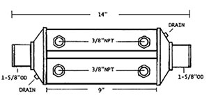 Replacement Oil Cooler MPC-NA-004180-Perkins-NA-004180