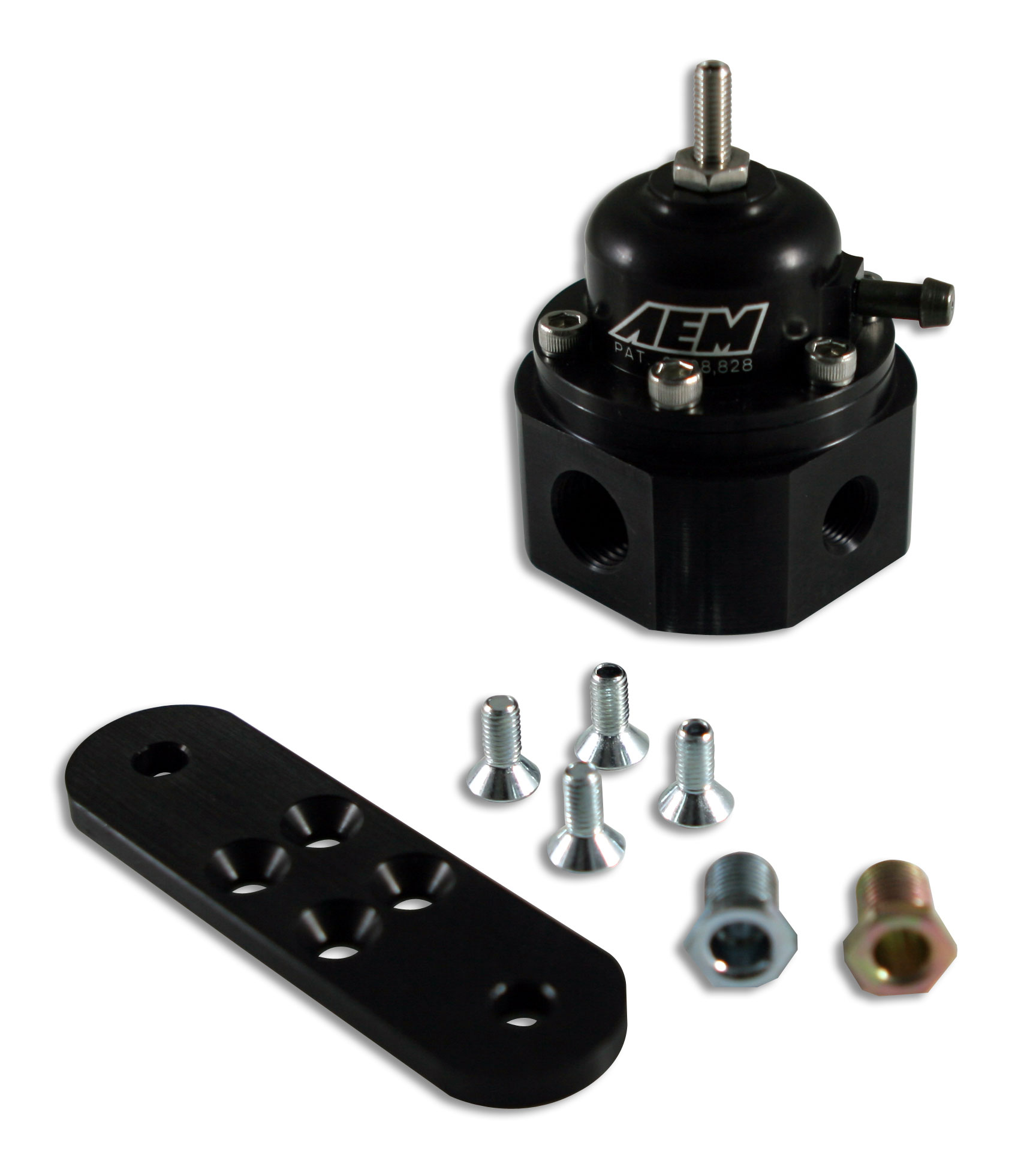 AEM 25-302BK Universal Adjustable Fuel Pressure Regulator