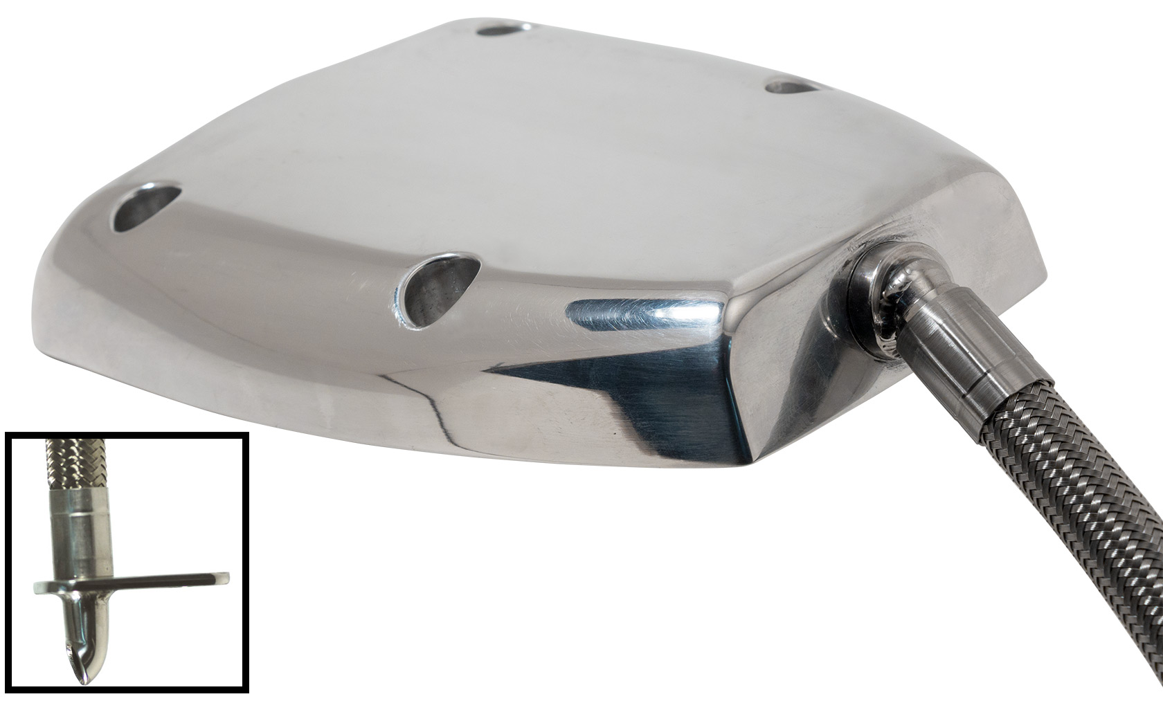 Stainless Steel "Sport Tech" Outdrive Cooling Shower CP Performance