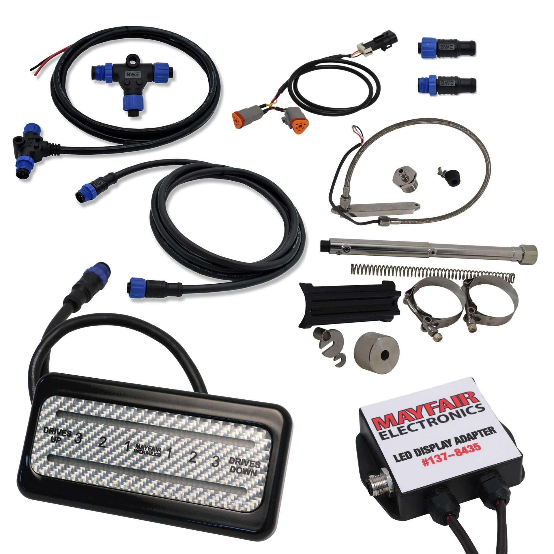 FT LED Liner (ブルー) 08563-F1000 CP Performance - LED Trim Indicator Kit for Single Mercury