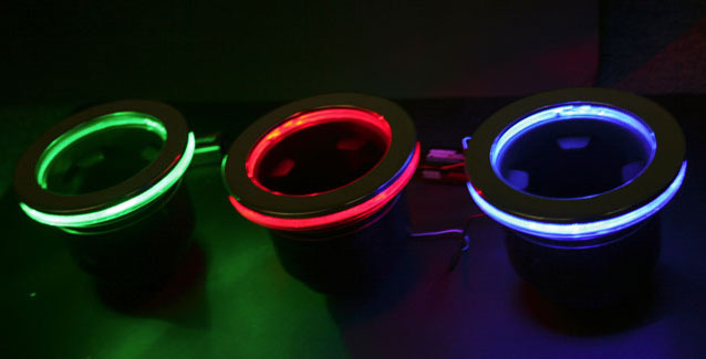 Illuminated Marine Cup Holder, Multicolor RGB