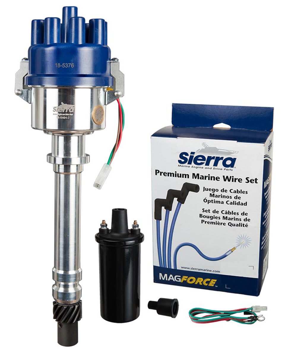 Sierra International 18-5296-2 Ignitor Electronic Ignition Conversion Kit for Most YL or YD 8-Cylinder Mallory Distributors Non-Retail Packaging