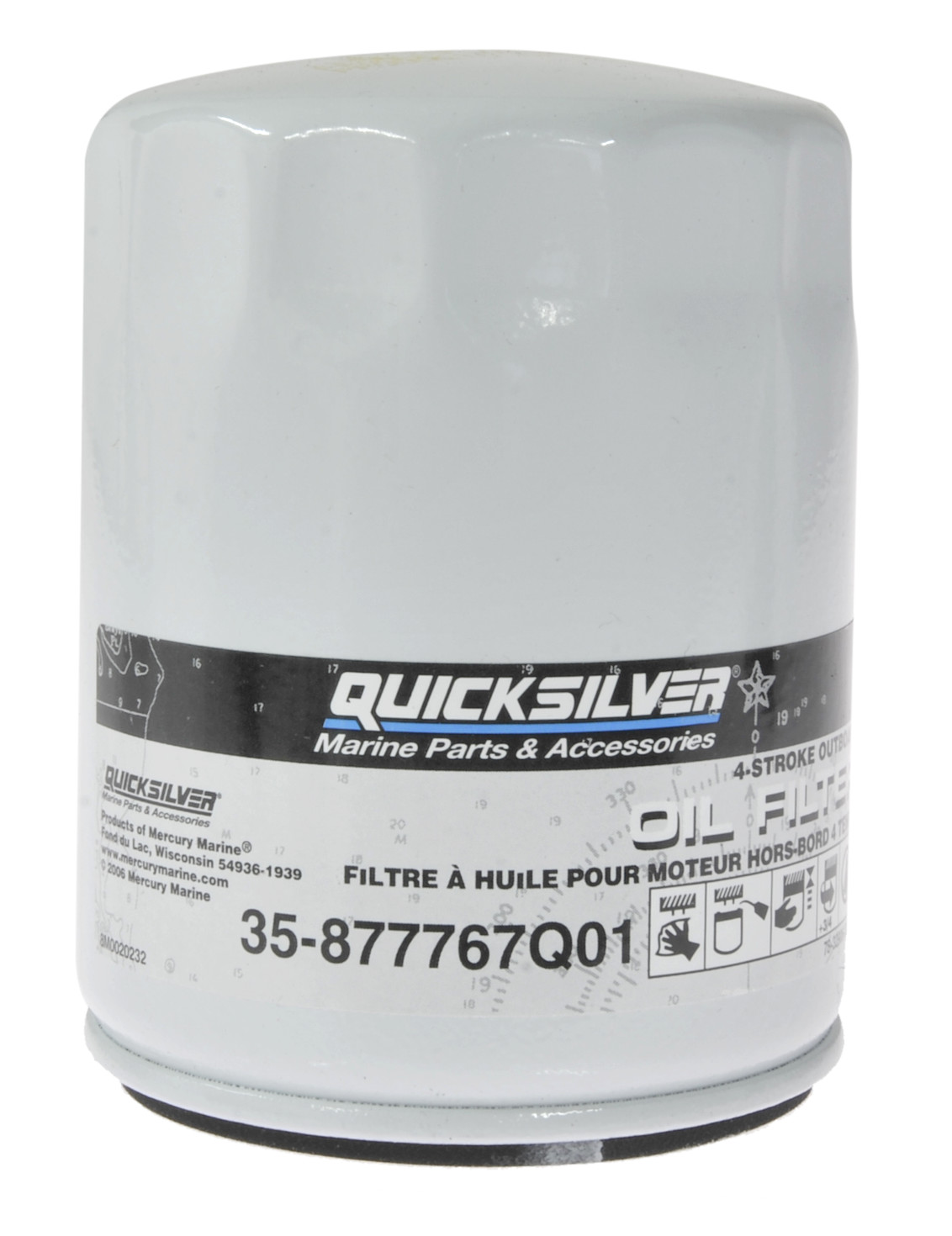 Quicksilver Oil Filter Application Chart