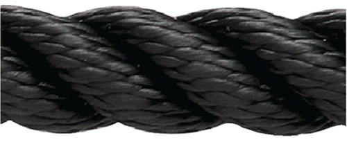 CP Performance - Premium Nylon 3-Strand Bulk Rope, 3/8 x 600', Black
