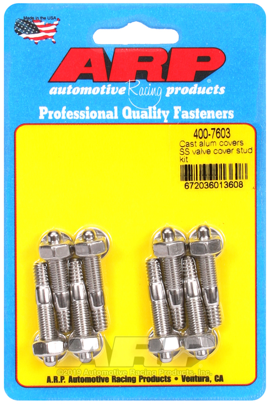 ARP Valve Cover Stud Kit 1/4 6pt (8) ARP Valve Cover Stud Kit 1/4 6pt (8)