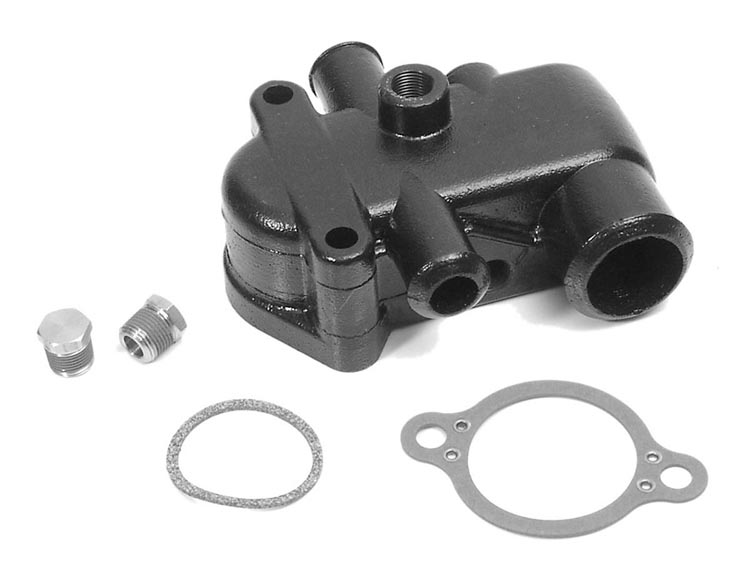 Boot & Motor Passend für Mercruiser Thermostat Gehäuse V6/V8 parallel verschraubt 16413A3