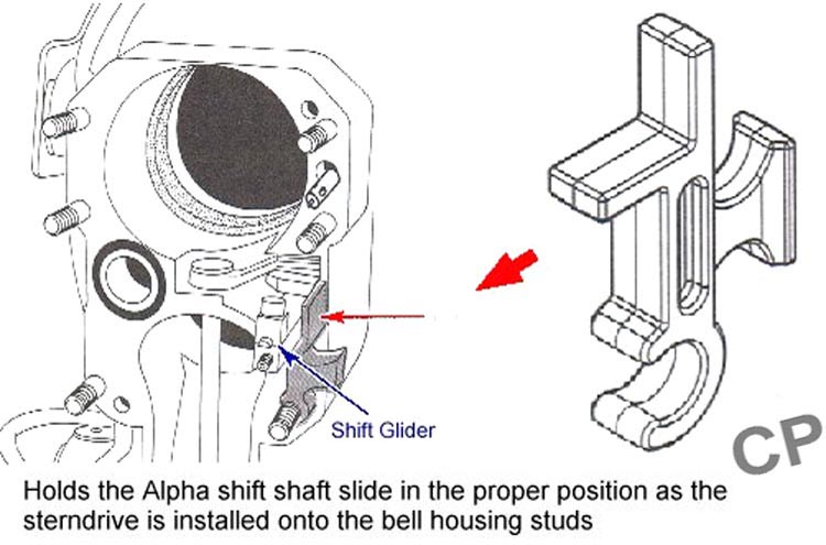 Shift Shaft Slide Stabilizer 91-865232 - CP Performance