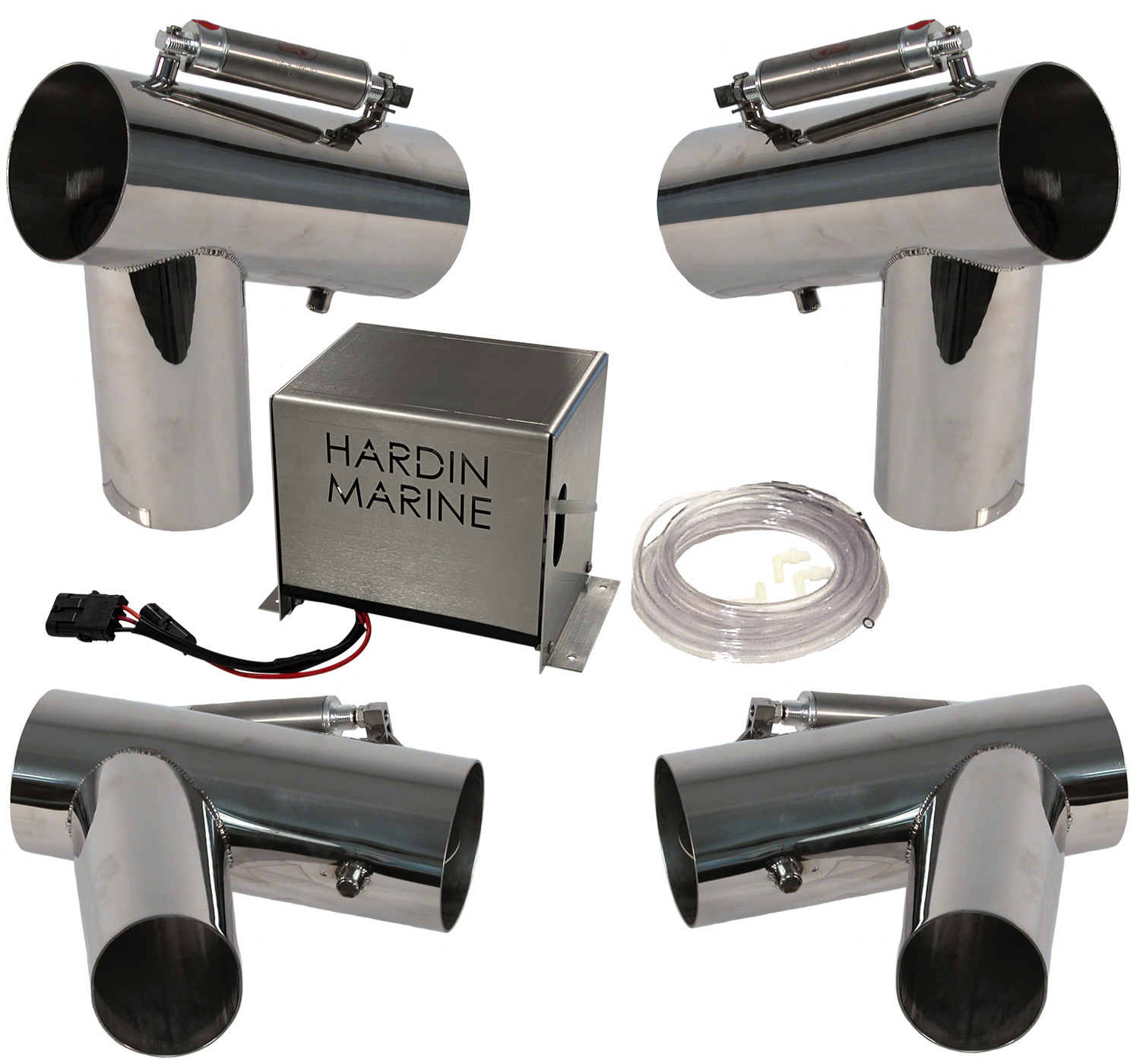 Sound-Selection Air Activated Exhaust Diverter System - CP Performance