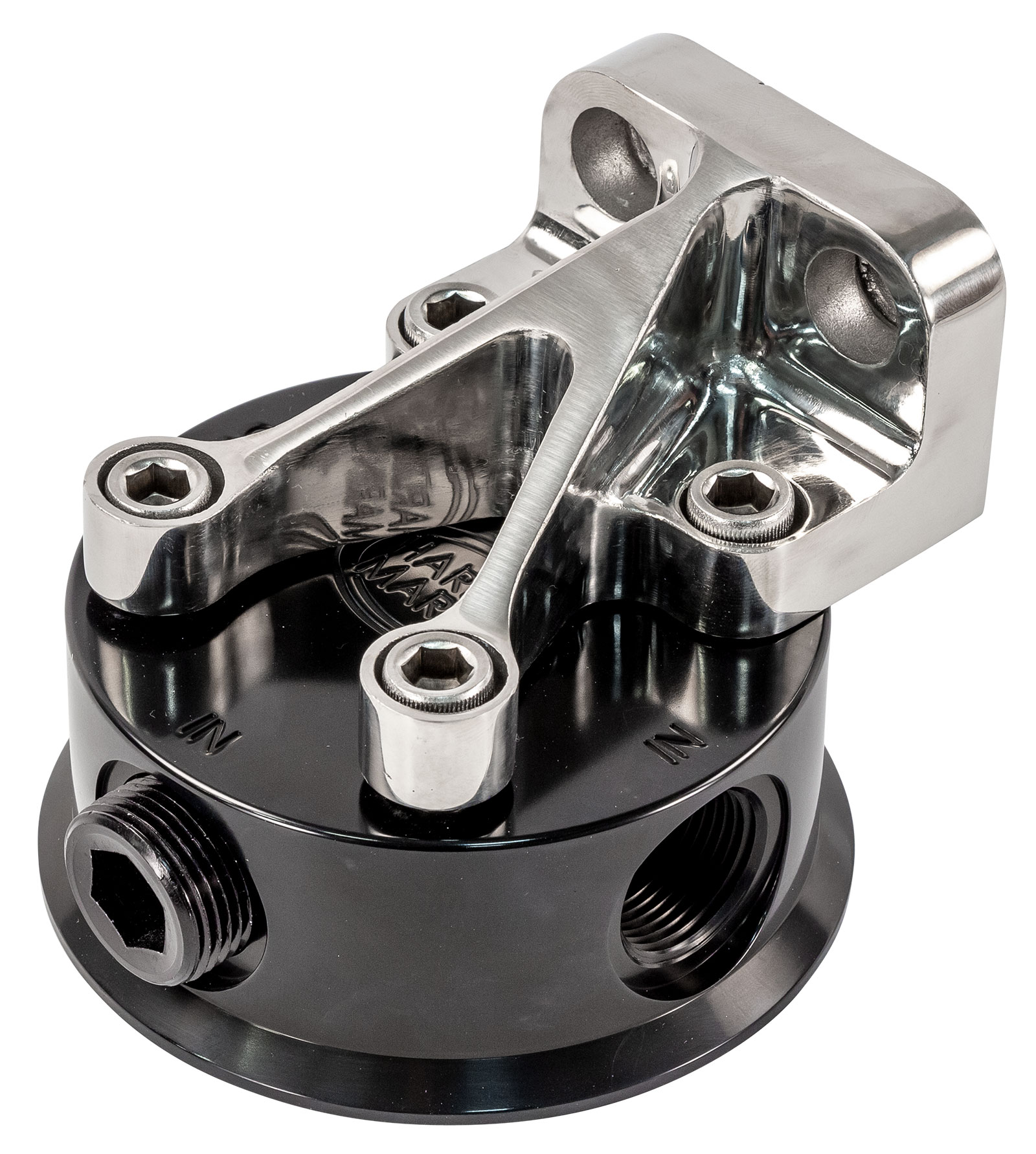 CP Performance Remote Vertical Bulkhead Mount HP4 or HP6 Oil Filter