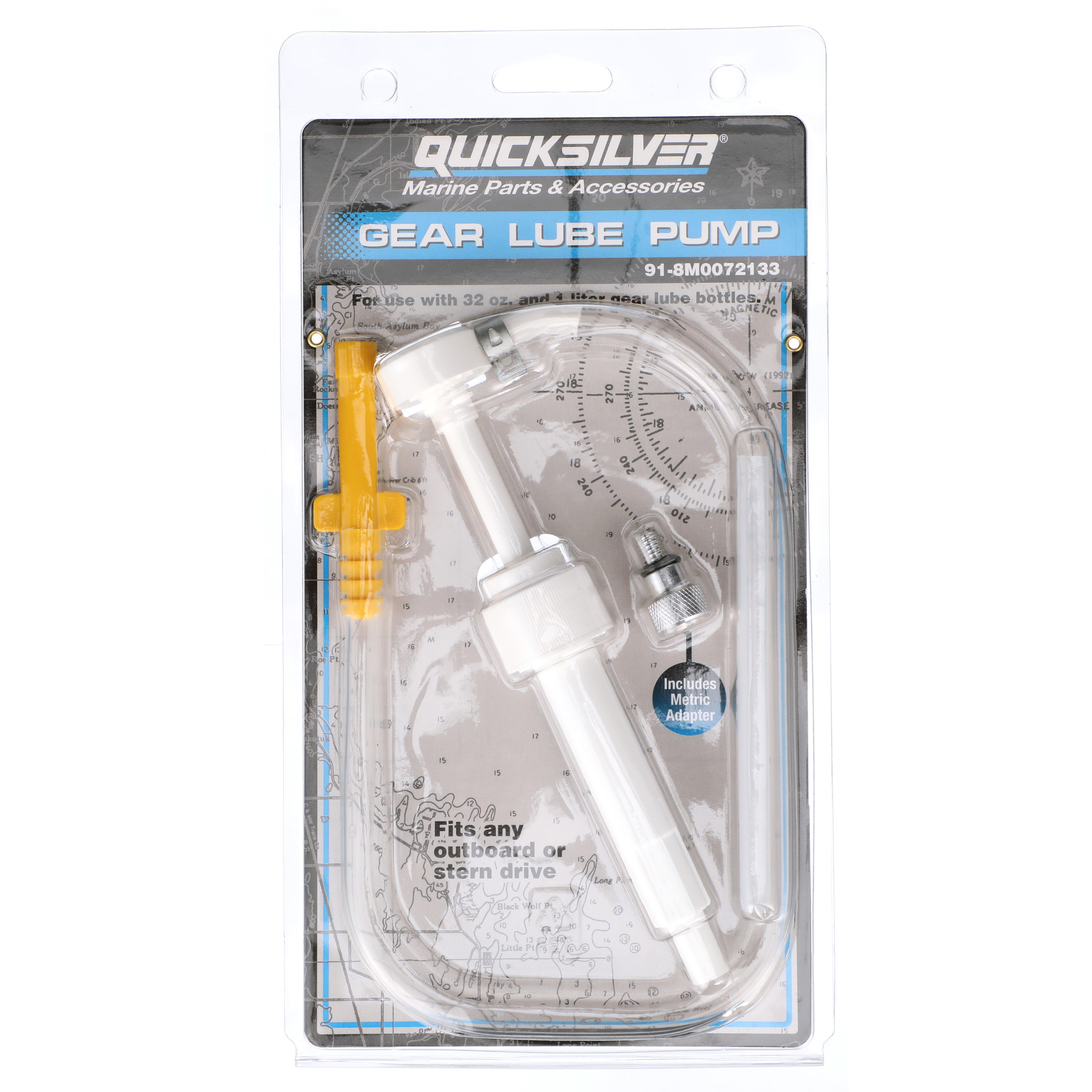 Mercruiser Multi-Purpose Gear Lube Pump with Adapter 91-8M0072133 