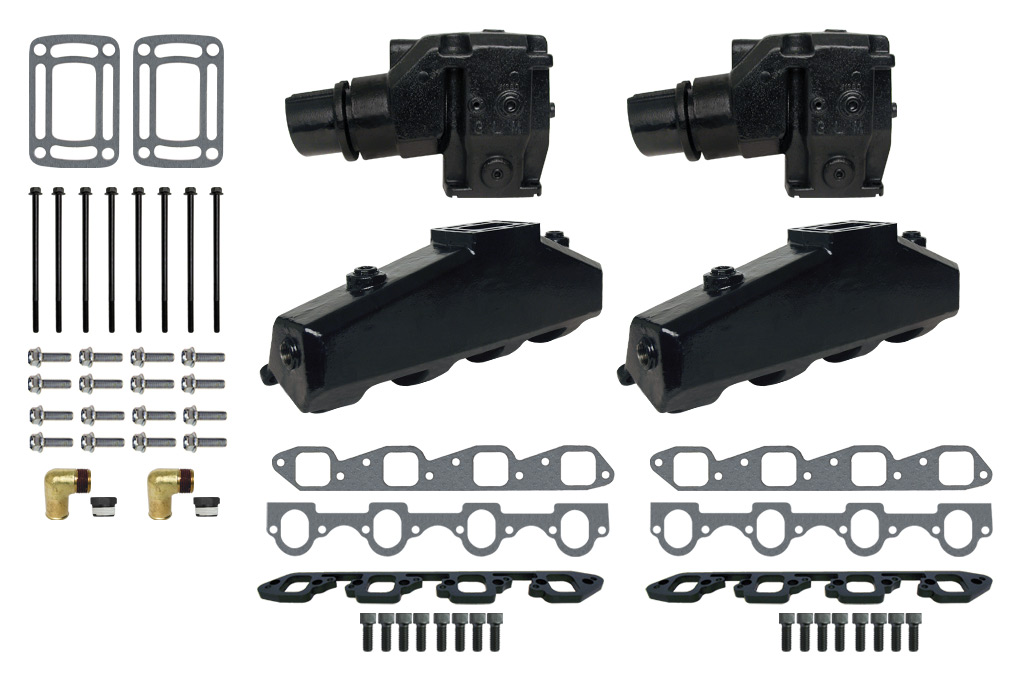 460 Ford to 454 Chevy Exhaust Steel manifold adapter kit 460 Ford to 454 Chevy Exhaust Steel manifold adapter kit