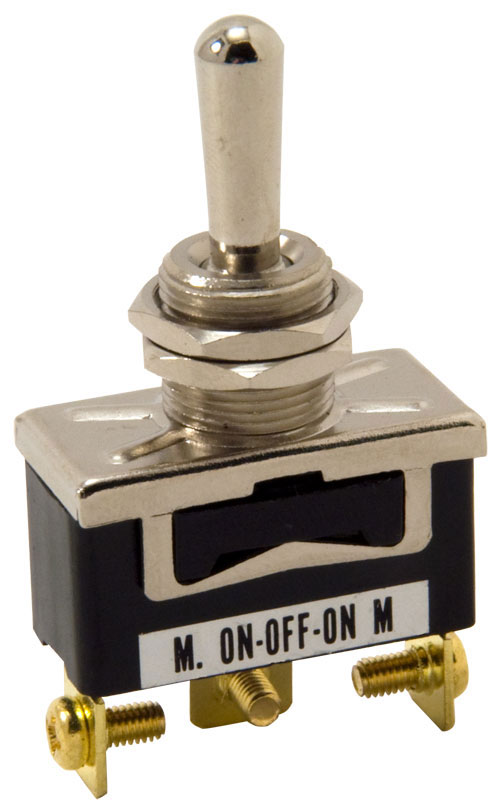Standard Duty Toggle Switch Momentary On/Off/Momentary On Single Pole CP Performance