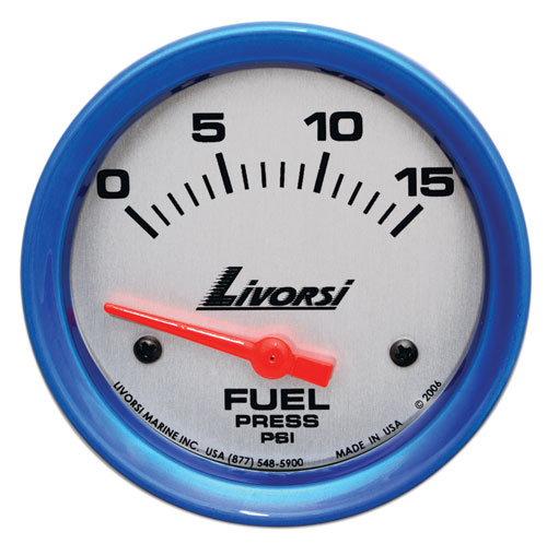CP Performance - Livorsi 0-15 PSI Fuel Pressure Gauge Mega & Race