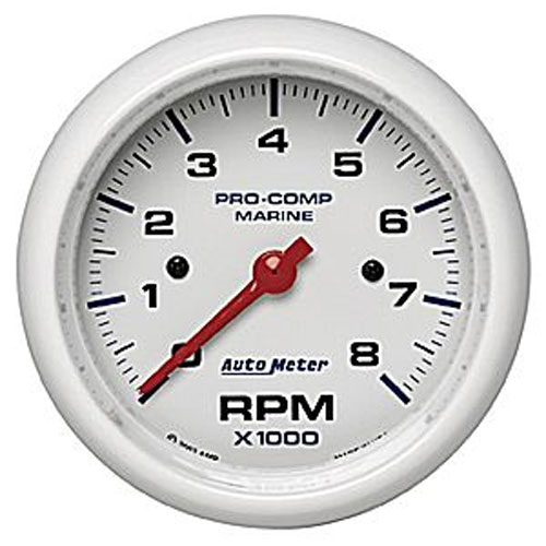 Auto Meter 6002 Pro-Comp Pro 0-3000-8000 RPM Street Dash Tachometer and Speedometer Gauge 