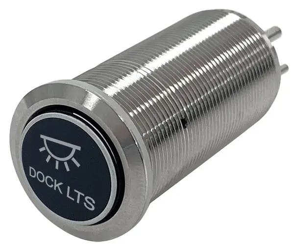 CP Performance - Bluewater 22mm Switch with Dock Lights Laser Logo