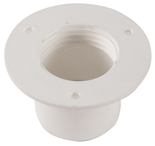 Fixed Rigging Connector - 2" ID / 2.5" OD Hose - White
