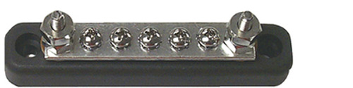 5 Gang Screw Type Bus Bar, 150 Amp