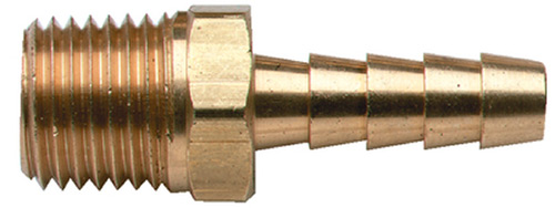 Barb-Brass Male 1/4X1/8NPT