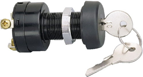 Ignition Switch 3 Pos. Carded