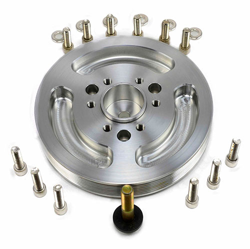 6 Rib Accessory Pulley / Small Block Chevy (7.5″ Dia)