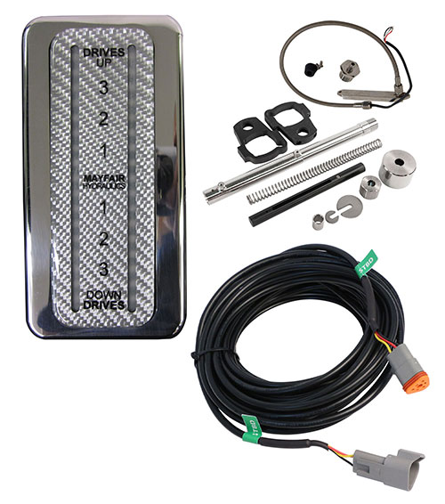  LED Trim Indicator Kit for Single Mercury Speedmaster, Alpha or TRS Outdrive