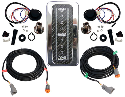  LED Trim Indicator Kit for Dual Mercury #6 Outdrives