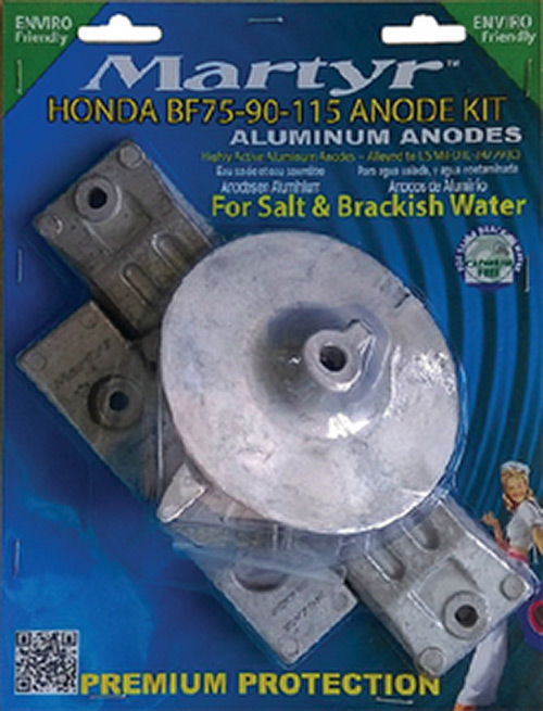 Martyr Honda BF Anode Kit, Magnesium