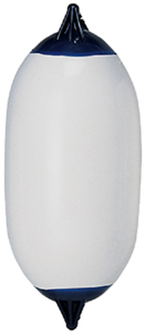 18" x 50" F Series Twin Eye Fender, White"