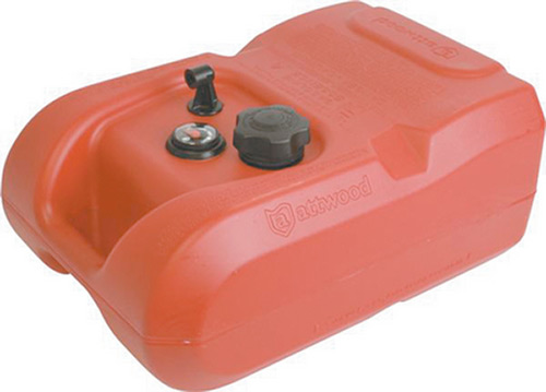 Attwood Fuel Tank EPA Compliant 6 Gallon With Gauge