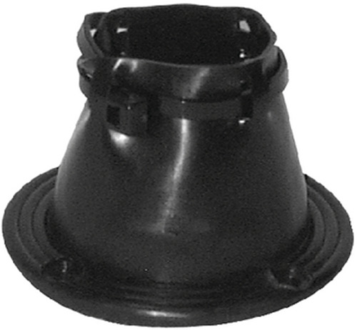 2" Cable Boot Black Bulk"