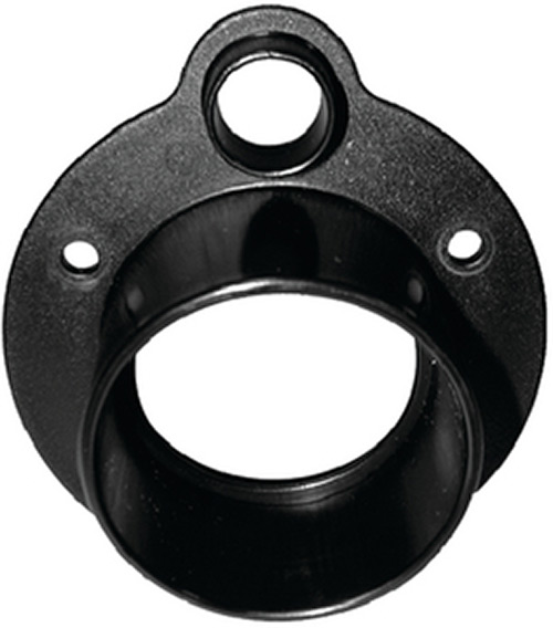 T-H Marine Rigging Flange Hose Union For 2" Hose With 3/4" Fuel Hose Port, Black"