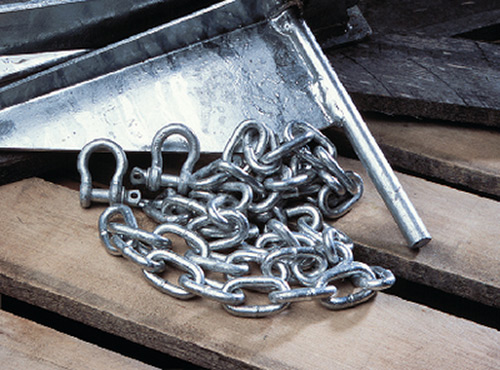 Galvanized Chain & Shackles