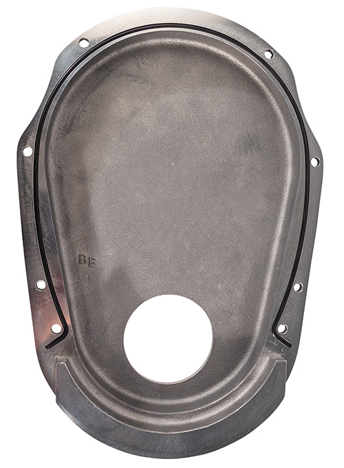RPC Polished Aluminum Timing Chain Cover For Small Block Chevy 283-350 (R6040)