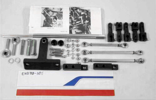 Precision Roller Bearing Dual Carburetor Linkage Kit - Complete Side Mount