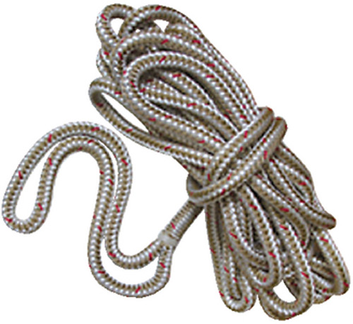 Double Braided Dockline, 3/8" x 15' White"