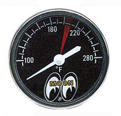 Standard 2-1/2" Moon Head Temperature Gauge