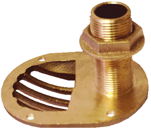 Groco STH Bronze Scoop Thru-Hull With Nut