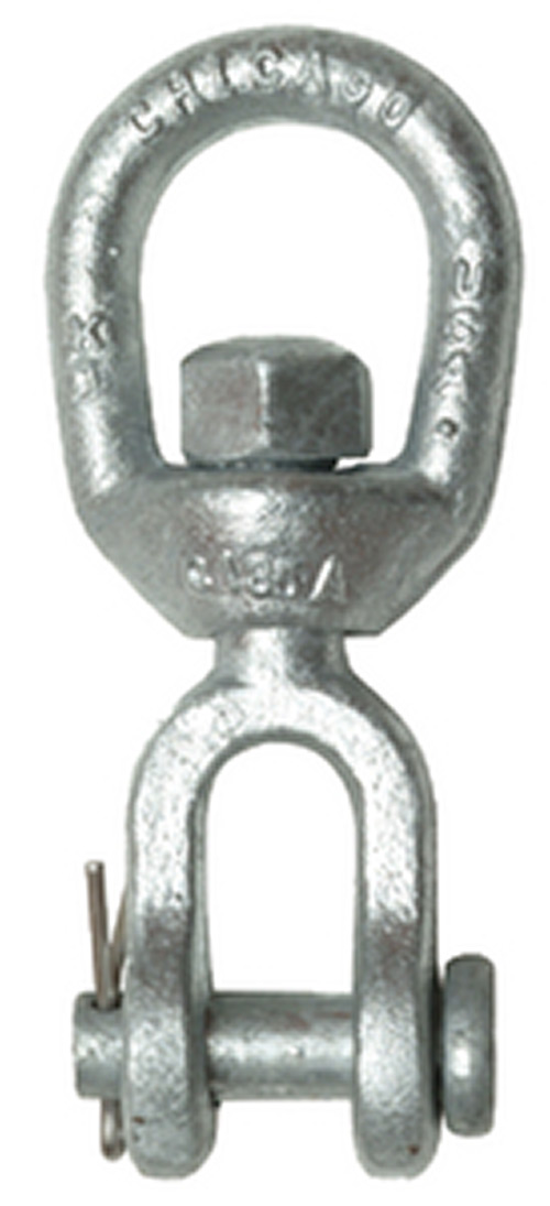 Galvanized Jaw & Eye Swivel, 3/4"