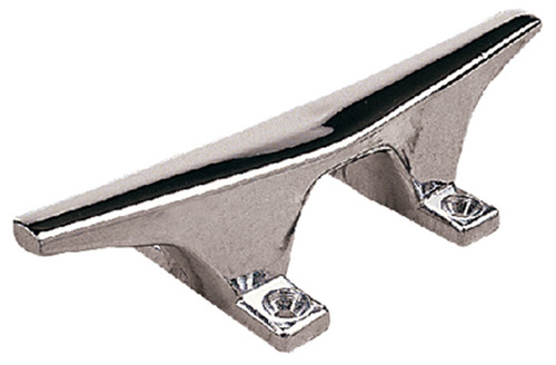 Dock Edge Dock Cleat Open Base Aluminum, Matte