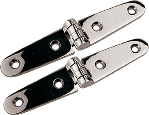 4" Stainless Strap Hinge"