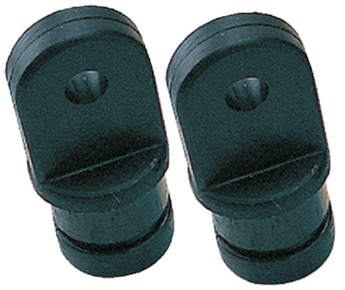 Internal Eye End, 3/4" Black, Pair"