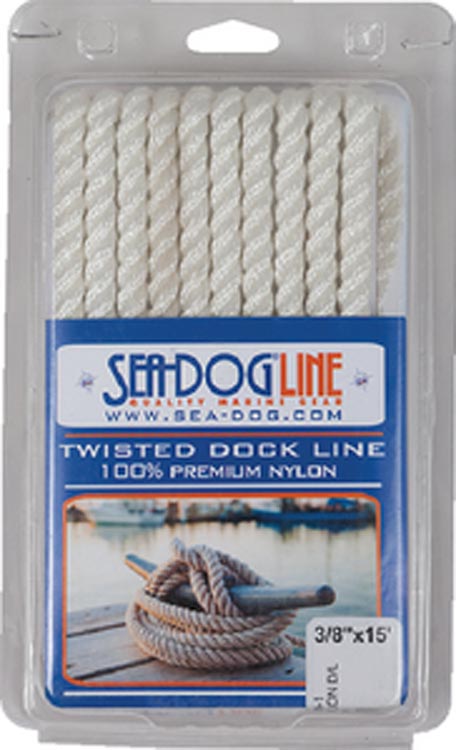 Sea Dog Premium Twisted Three-Strand Nylon Dock Line