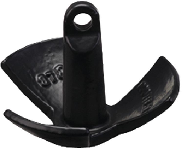 18 Lb. Vinyl Coated River Anchor, Black