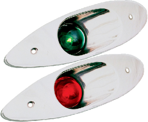 Side Lights Flush Mount Ss 1pr/Bx